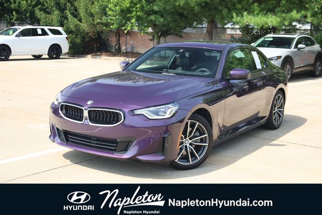 Thundernight Metallic 2025 BMW 2 Series Coupe Rear-Wheel Drive 8-Speed Automatic