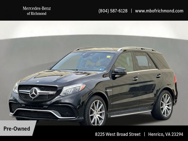 Black 2017 Mercedes-Benz GLE AMG GLE 63 4MATIC SUV / Crossover All-Wheel Drive 7-Speed Automatic