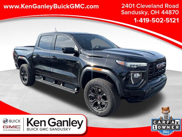 Onyx Black 2025 GMC Canyon Elevation Crew Cab 4WD Pickup Truck Four-Wheel Drive Automatic