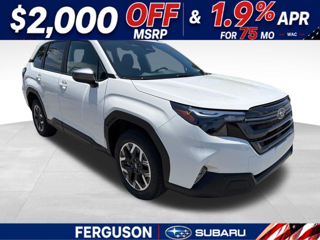 Crystal White Pearl 2026 Subaru Forester SUV / Crossover All-Wheel Drive Continuously Variable Transmission