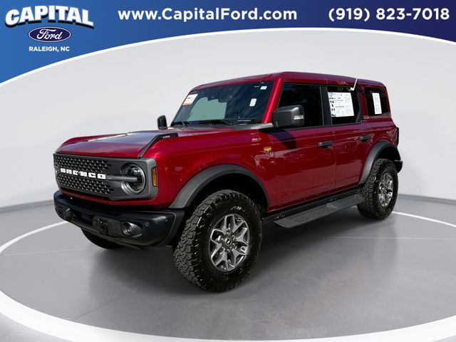 Ruby Red Metallic 2025 Ford Bronco Badlands 4-Door 4WD SUV / Crossover Four-Wheel Drive Automatic