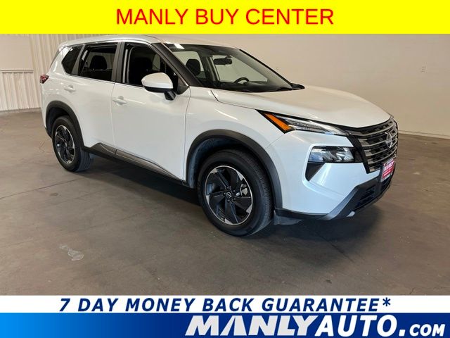 Everest White Pearl 2024 Nissan Rogue SUV / Crossover All-Wheel Drive Continuously Variable Transmission