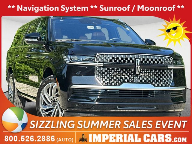 Infinite Black Metallic Clearcoat 2025 Lincoln Navigator SUV / Crossover Four-Wheel Drive Automatic