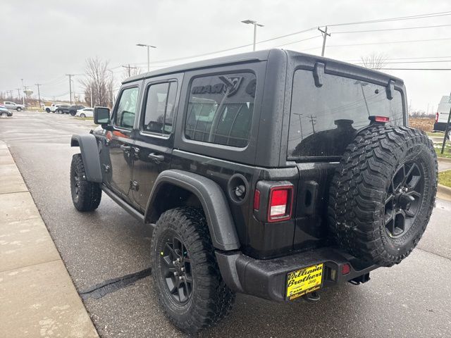 2026 Jeep Wrangler Willys - Black Clearcoat exterior view 6
