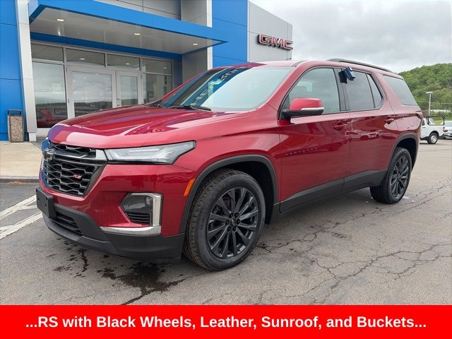 Radiant Red 2023 Chevrolet Traverse SUV / Crossover Four-Wheel Drive Automatic
