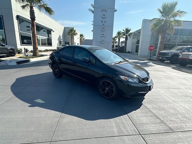 Crystal Black Pearl 2013 Honda Civic Sedan Front-Wheel Drive 5-Speed Automatic