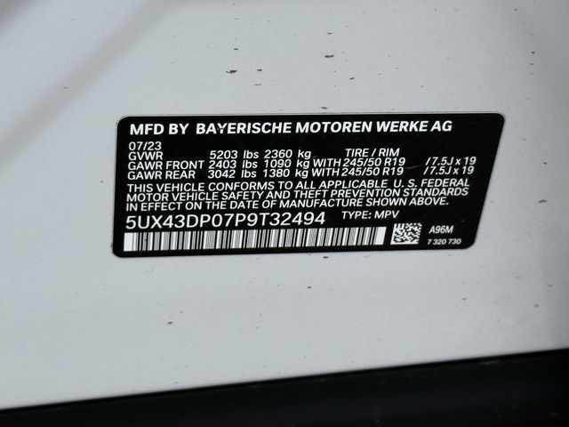 2023 BMW X3 sDrive30i White at Big Star Buick GMC