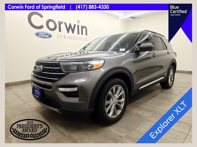 Carbonized Gray Metallic 2022 Ford Explorer SUV / Crossover All-Wheel Drive Automatic