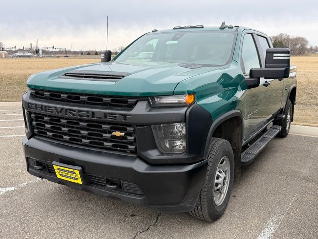 Woodland Green 2022 Chevrolet Silverado 2500HD Work Truck Crew Cab 4WD Pickup Truck Four-Wheel Drive 6-Speed Automatic