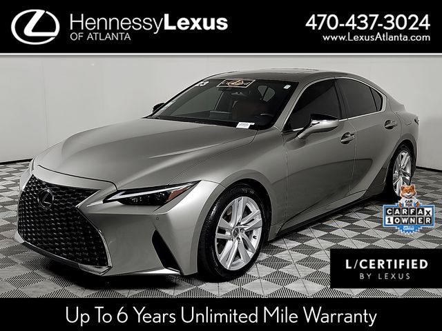 Silver 2023 Lexus IS 300 RWD Sedan Rear-Wheel Drive 8-Speed Automatic