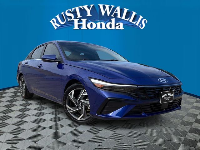 Intense Blue 2024 Hyundai Elantra SEL FWD Sedan Front-Wheel Drive Continuously Variable Transmission