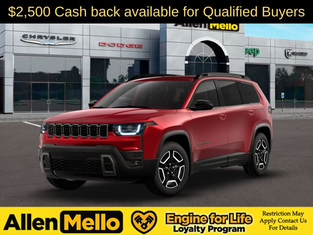 Red Hot Pearlcoat 2026 Jeep Cherokee SUV / Crossover Four-Wheel Drive Continuously Variable Transmission