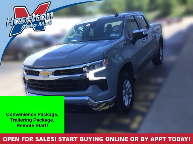 Slate Gray Metallic 2024 Chevrolet Silverado 1500 Pickup Truck Four-Wheel Drive 8-Speed Automatic