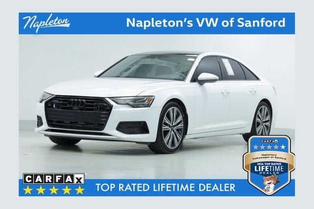 Ibis White 2023 Audi A6 quattro Premium 45 TFSI Sedan All-Wheel Drive 7-Speed Automatic