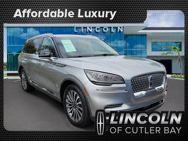 Silver Radiance Metallic Clearcoat 2023 Lincoln Aviator Standard RWD SUV / Crossover Rear-Wheel Drive Automatic
