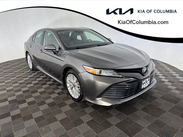 Predawn Gray Mica 2020 Toyota Camry Hybrid Sedan Front-Wheel Drive Continuously Variable Transmission