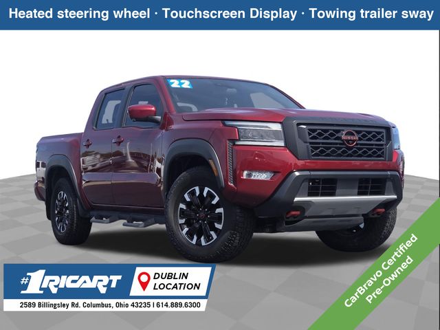 Cardinal Red Tricoat 2022 Nissan Frontier Pickup Truck Four-Wheel Drive 9-Speed Automatic