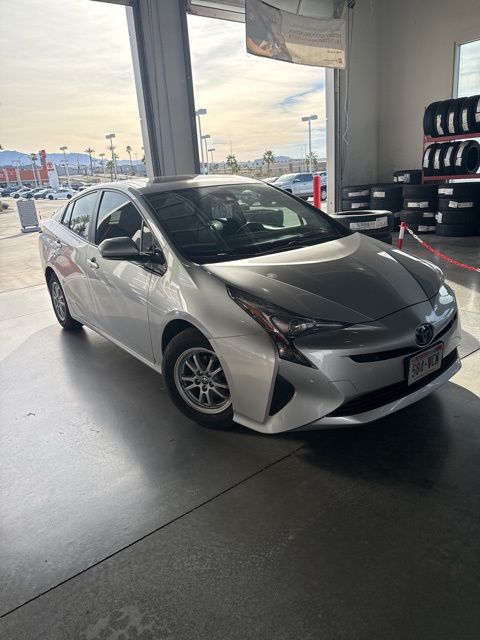 Classic Silver Metallic 2017 Toyota Prius Three FWD Hatchback Front-Wheel Drive Continuously Variable Transmission