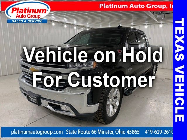 Black 2020 Chevrolet Silverado 1500 LTZ Crew Cab 4WD Pickup Truck Four-Wheel Drive Automatic