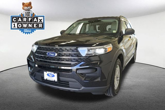 Black Metallic 2023 Ford Explorer SUV / Crossover All-Wheel Drive Automatic