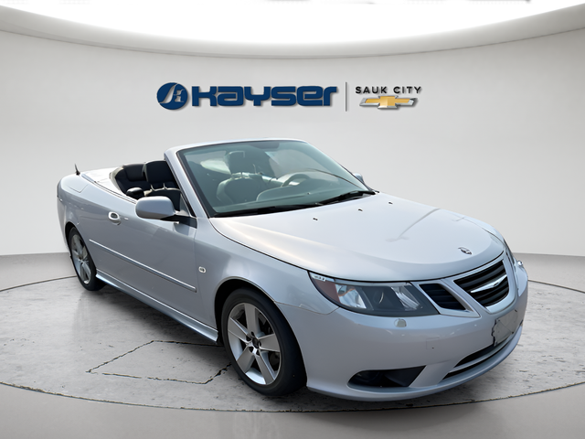 White (Snow Silver Metallic) 2010 Saab 9-3 6-Speed Manual