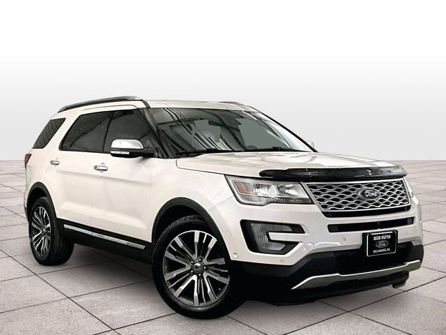 2017 Ford Explorer Platinum White at Bob Ruth Ford