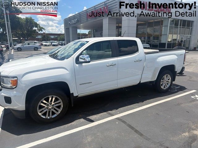 Summit White 2015 GMC Canyon Pickup Truck Four-Wheel Drive 6-Speed Automatic