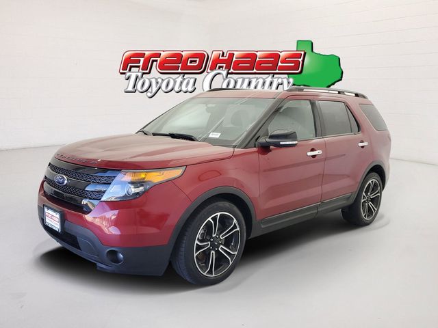Ruby Red Metallic Tinted Clearcoat 2014 Ford Explorer Sport 4WD SUV / Crossover All-Wheel Drive 6-Speed Automatic