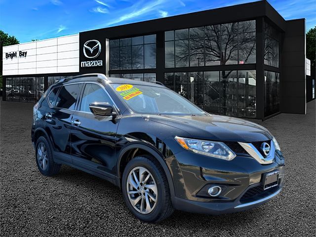 Super Black 2015 Nissan Rogue SUV / Crossover All-Wheel Drive Continuously Variable Transmission
