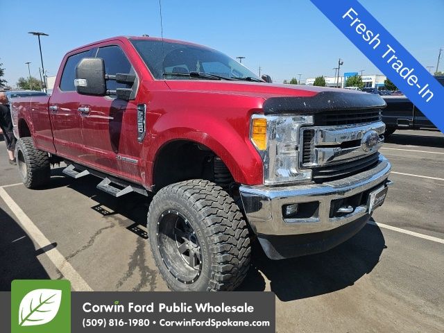 Ruby Red Metallic 2017 Ford F-350 Super Duty Pickup Truck Four-Wheel Drive 6-Speed Automatic