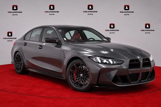 Gray (Dravit Grey Metallic) 2025 BMW M3 Sedan All-Wheel Drive 8-Speed Automatic