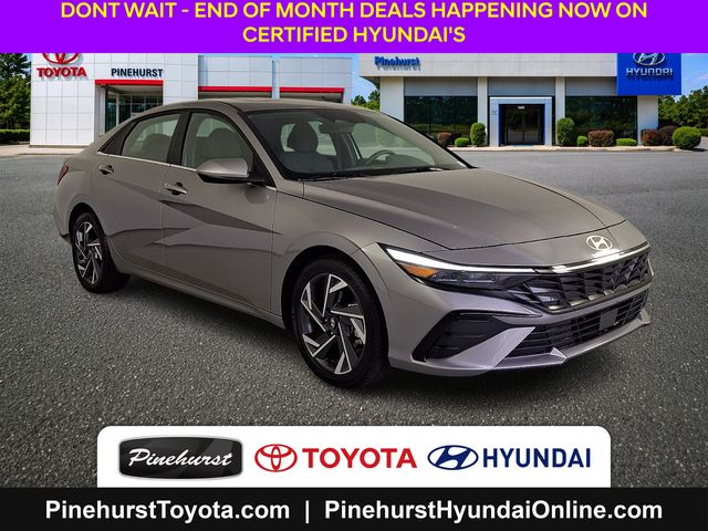 Gray 2025 Hyundai Elantra Sedan Front-Wheel Drive Continuously Variable Transmission