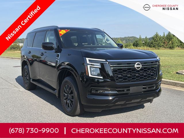 Super Black 2025 Nissan Armada SUV / Crossover Four-Wheel Drive 9-Speed Automatic
