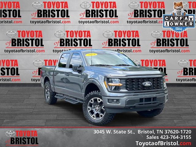 Gray Metallic 2024 Ford F-150 Pickup Truck Four-Wheel Drive Automatic