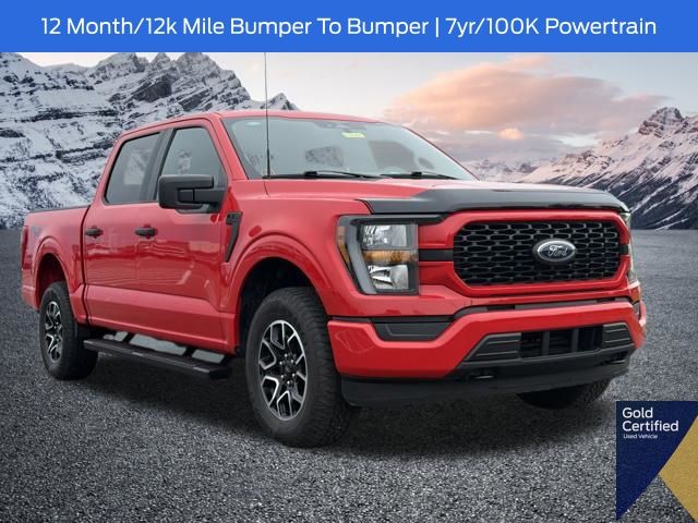 Race Red 2023 Ford F-150 Pickup Truck Four-Wheel Drive Automatic
