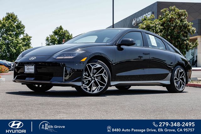 Onyx Black 2023 Hyundai Ioniq 6 Sedan Rear-Wheel Drive 1-Speed Automatic