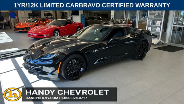 Black 2016 Chevrolet Corvette Coupe Rear-Wheel Drive 8-Speed Automatic