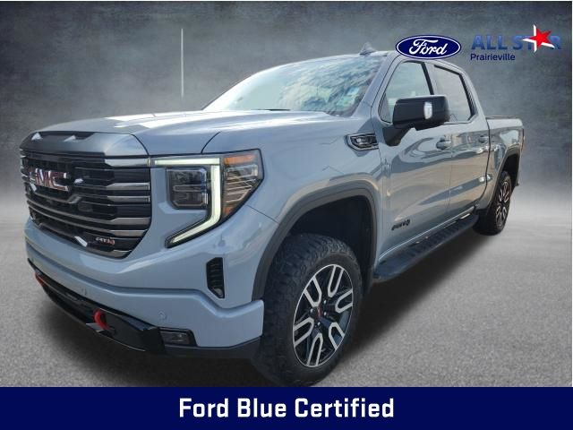 Thunderstorm Gray 2024 GMC Sierra 1500 AT4 Crew Cab 4WD Pickup Truck Four-Wheel Drive Automatic