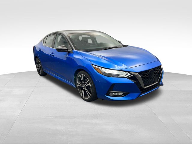 2022 Electric Blue Metallic/Super Black Nissan Sentra SR FWD Sedan
