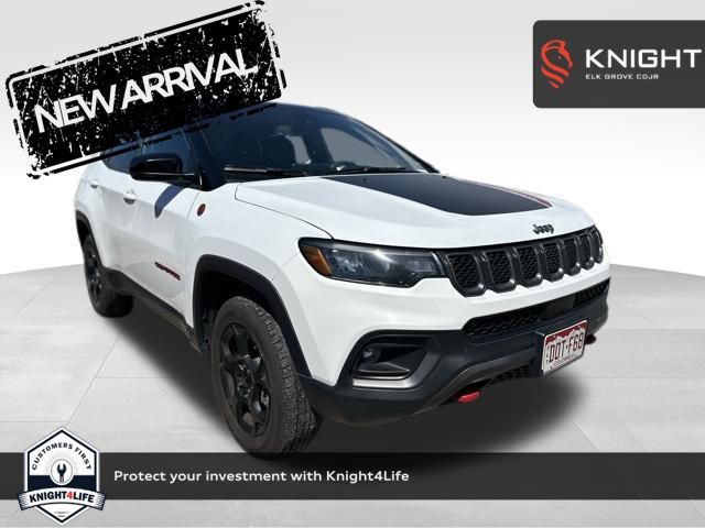 Bright White Clearcoat 2024 Jeep Compass Trailhawk 4WD SUV / Crossover Four-Wheel Drive 8-Speed Automatic