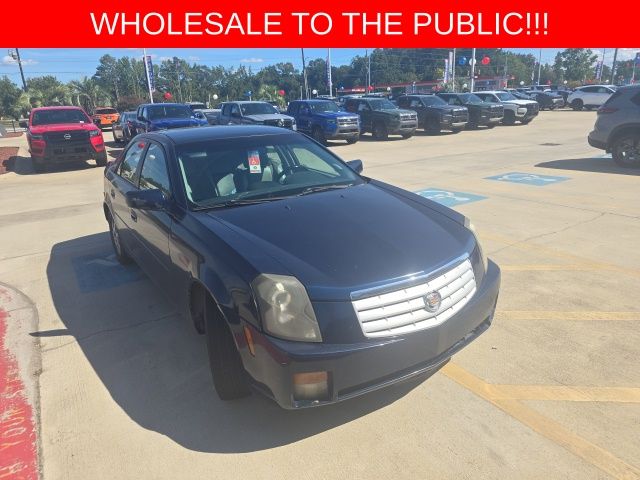 Blue 2007 Cadillac CTS Sedan Rear-Wheel Drive 5-Speed Automatic Overdrive