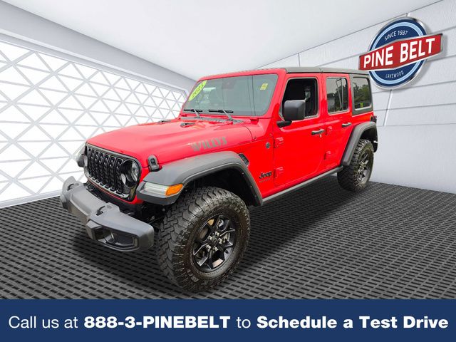 Firecracker Red Clearcoat 2025 Jeep Wrangler SUV / Crossover Four-Wheel Drive 8-Speed Automatic