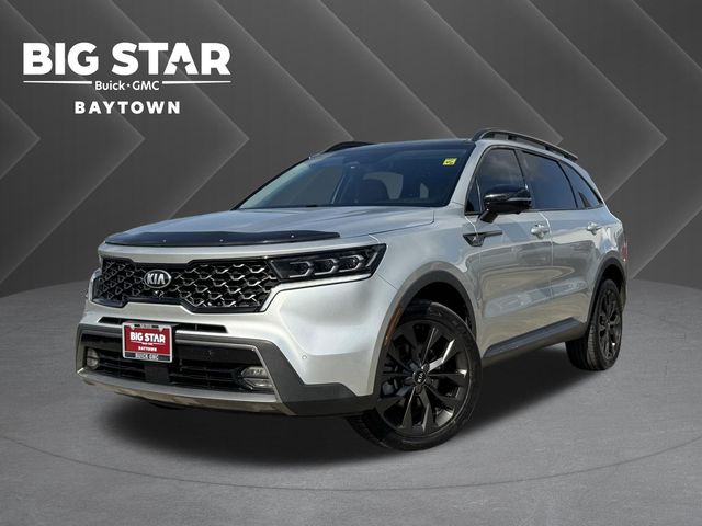 2021 Kia Sorento SX Prestige X-Line Silver at Shottenkirk Kia Fort Bend