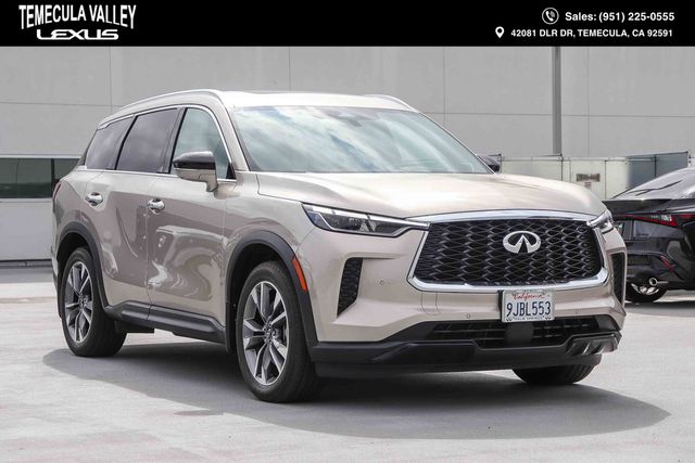Warm Titanium 2023 INFINITI QX60 SUV / Crossover Front-Wheel Drive 9-Speed Automatic