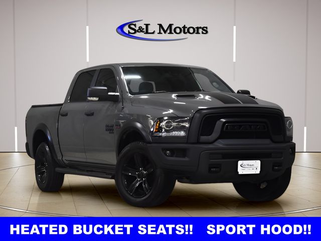 Ceramic Gray Clearcoat 2022 RAM 1500 Classic Warlock Crew Cab 4WD Pickup Truck Four-Wheel Drive 8-Speed Automatic