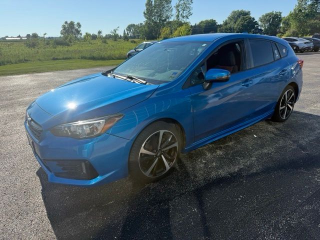 Ocean Blue Pearl 2021 Subaru Impreza Wagon All-Wheel Drive Continuously Variable Transmission