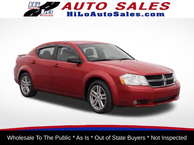 Inferno Red Crystal Pearlcoat 2008 Dodge Avenger Sedan Front-Wheel Drive 4-Speed Automatic