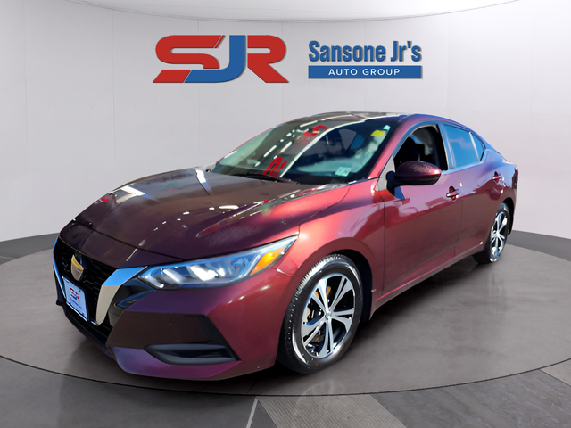 Rosewood Metallic 2021 Nissan Sentra Sedan Front-Wheel Drive Continuously Variable Transmission