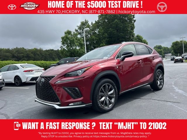 Matador Red Mica 2019 Lexus NX 300 F Sport FWD SUV / Crossover Front-Wheel Drive 6-Speed Automatic