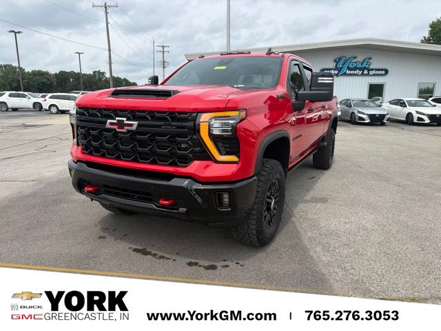 Red 2025 Chevrolet Silverado 2500HD Pickup Truck Four-Wheel Drive Automatic